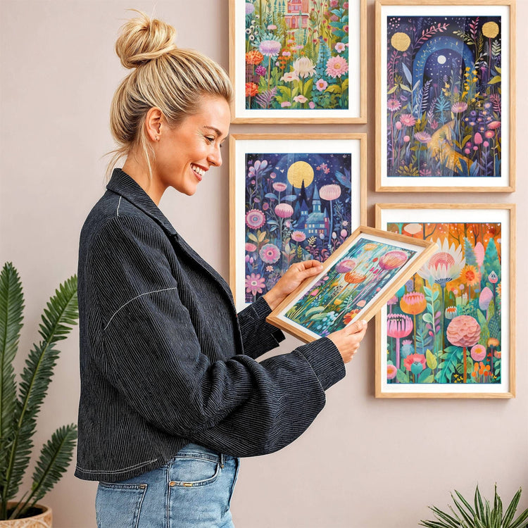Blomsterdrømmer – En magisk kolleksjon av kort og plakater for deg som elsker natur, farger og eventyr