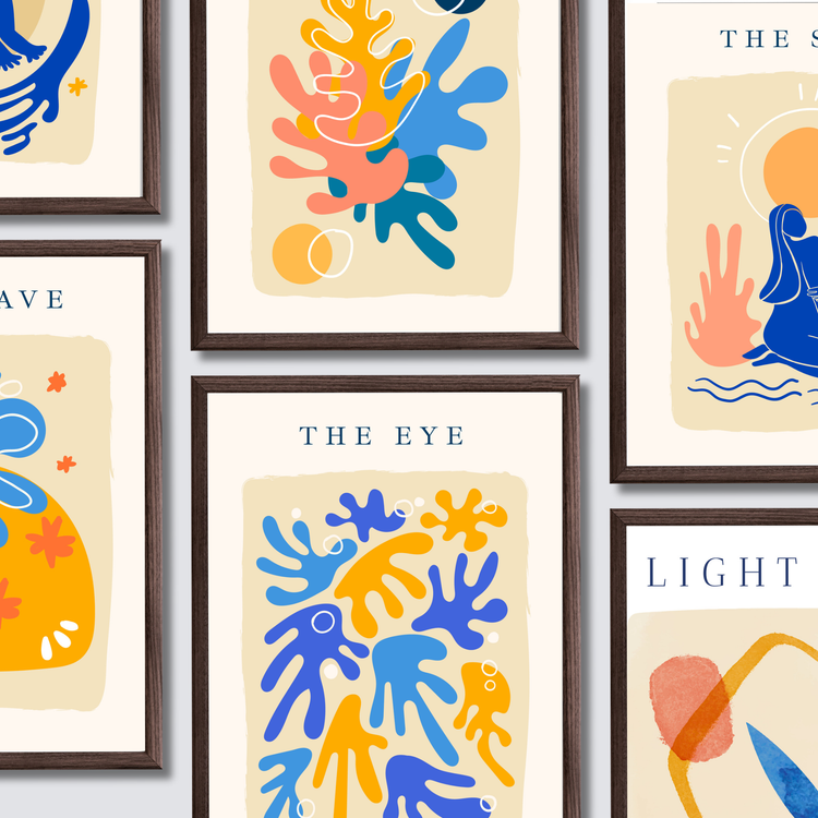 Henri Matisse - inspirerte kunstplakater