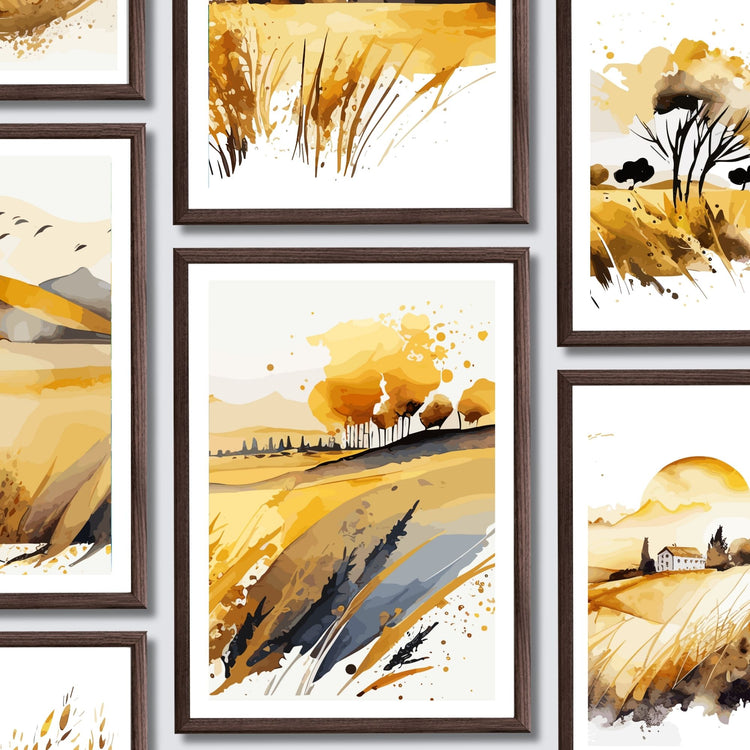 Wheat Fields - grafiske plakater