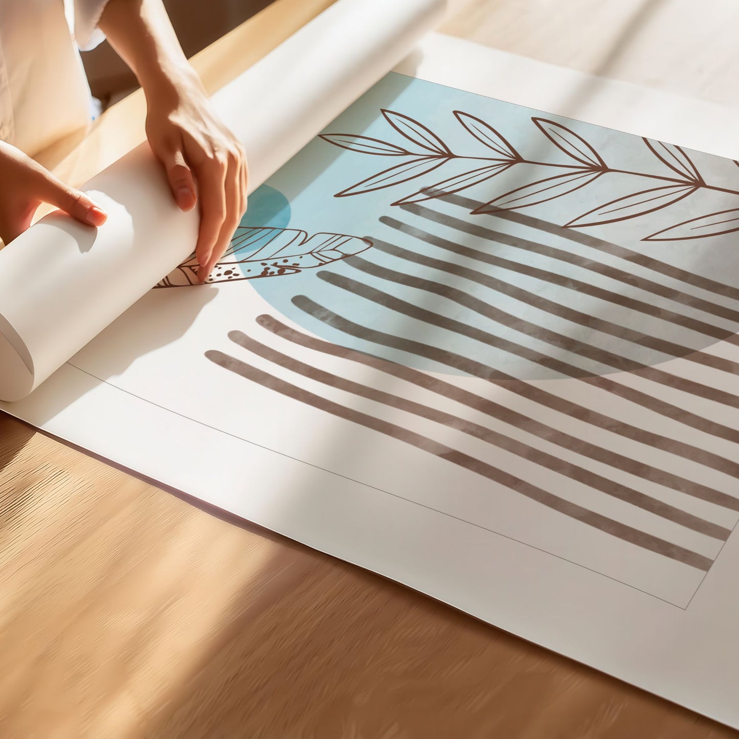 Abstract Harmony No2 – Nordisk abstrakt plakat
