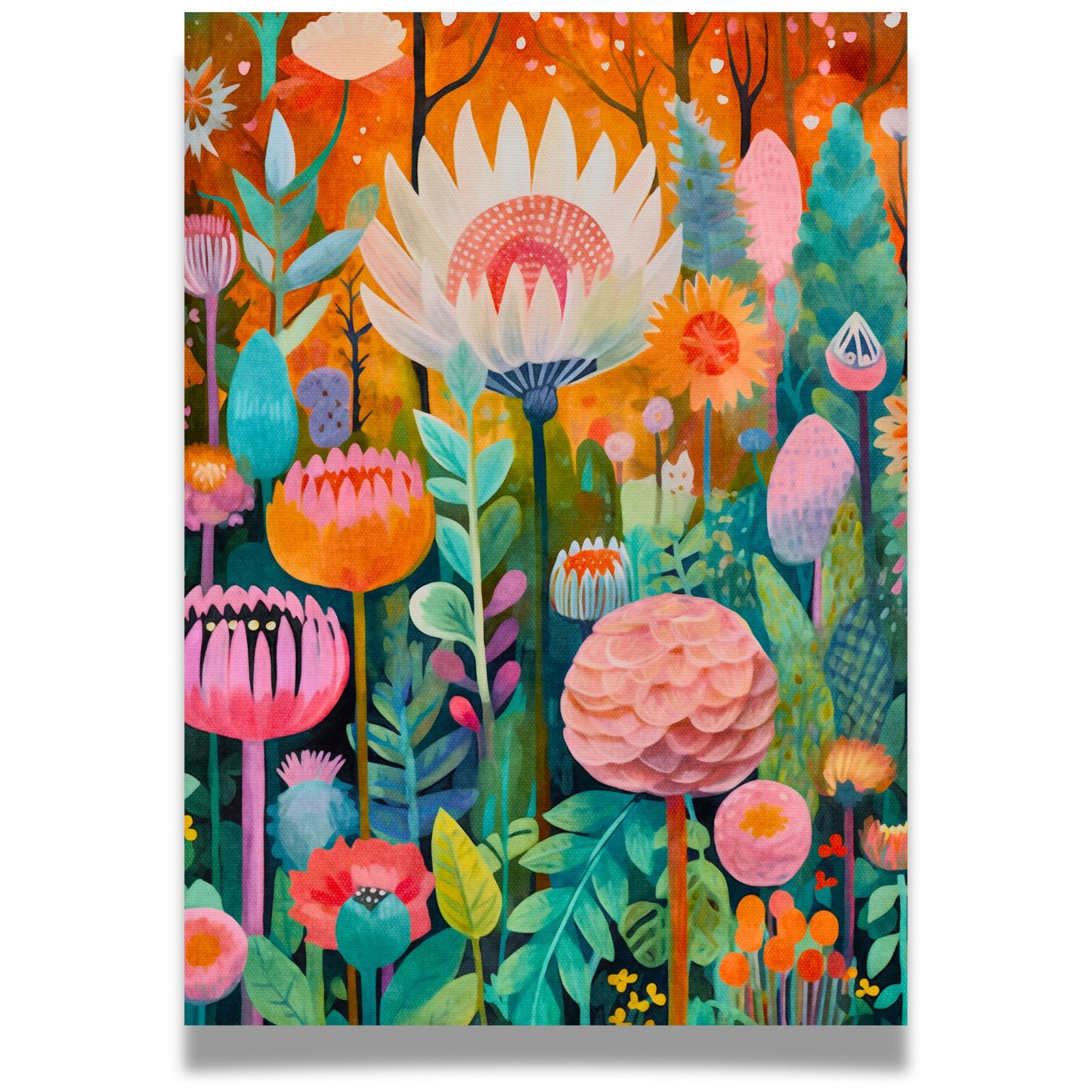 Denne kortserien består av 10 unike motiver med illustrasjoner som er inspirert av fantasihager, eventyrslott og blomster i fullt flor – enten badet i sollys eller innhyllet i nattens mystikk.