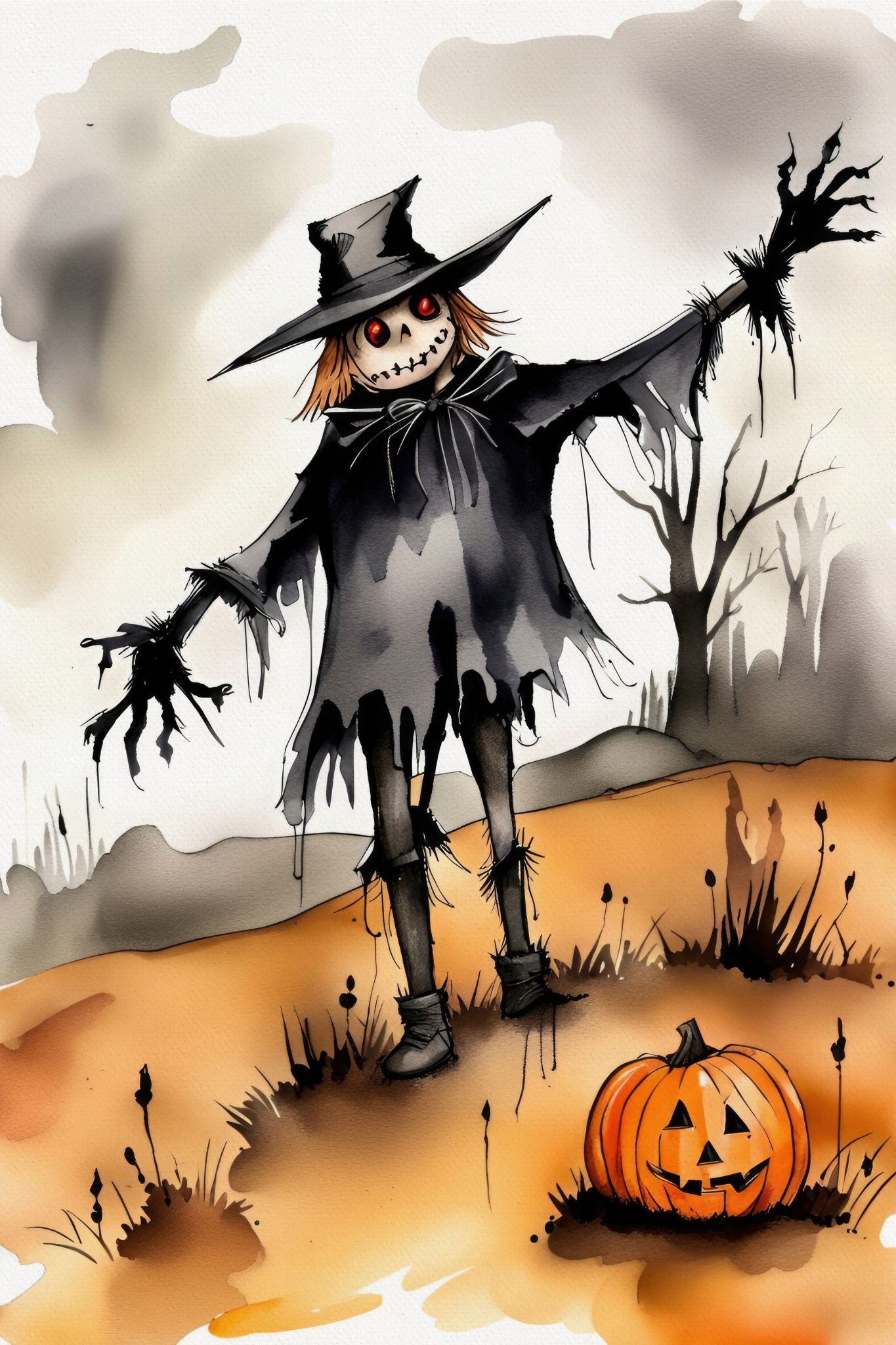 Gjør Halloween-feiringen ekstra spesiell med Creepy & Cool Halloween-kortene – en 10-pakning med unike og skremmende kort i størrelsen 10x15 cm