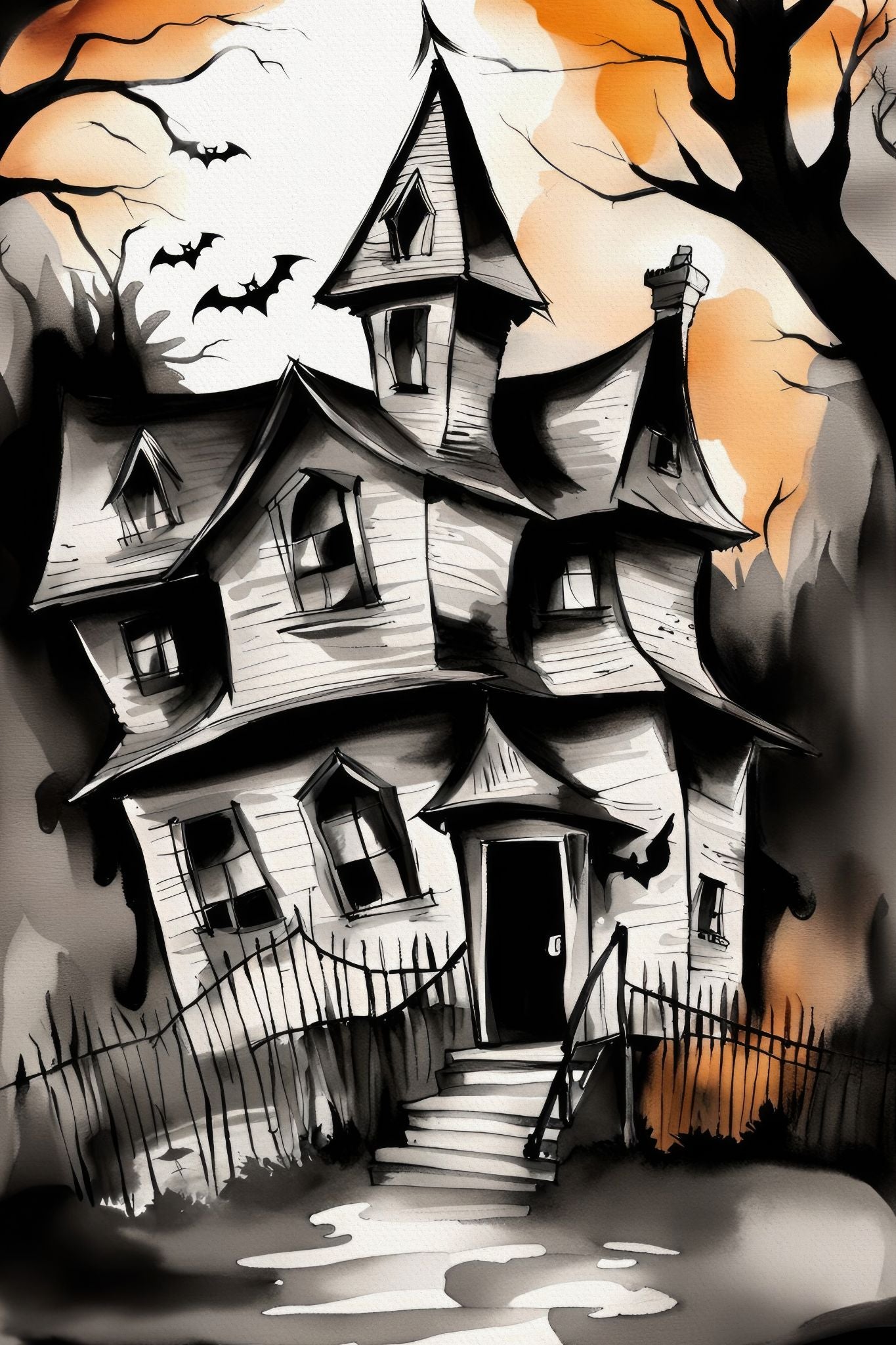 Gjør Halloween-feiringen ekstra spesiell med Creepy & Cool Halloween-kortene – en 10-pakning med unike og skremmende kort i størrelsen 10x15 cm