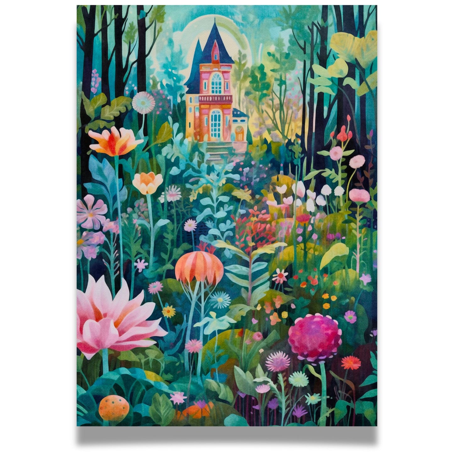 Denne kortserien består av 10 unike motiver med illustrasjoner som er inspirert av fantasihager, eventyrslott og blomster i fullt flor – enten badet i sollys eller innhyllet i nattens mystikk.