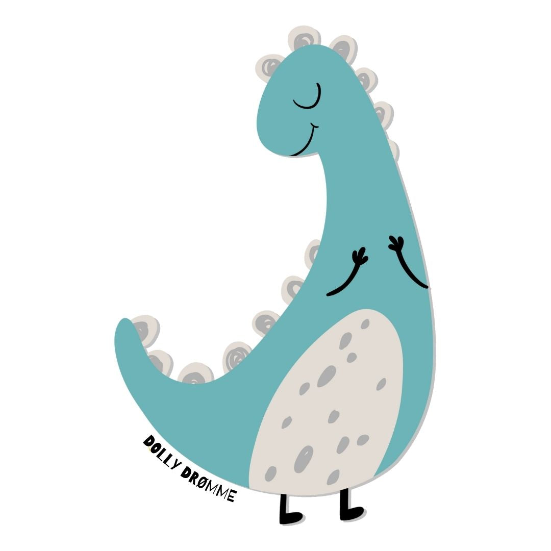 Emaljekrus med Dolly Drømme fra Dino Venneflokken. Plass til navn på andre siden.