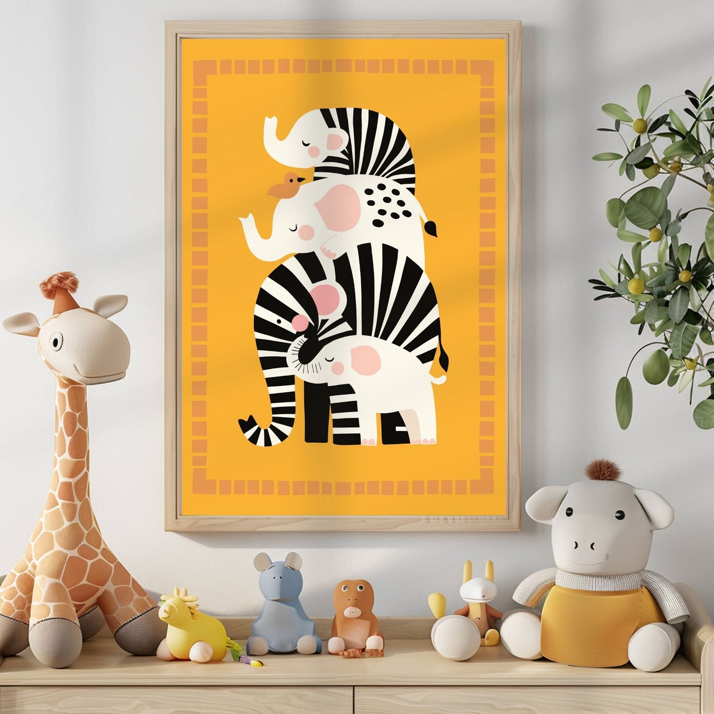 DREAM BIG ZOO – ELEFANTER - PLAKAT