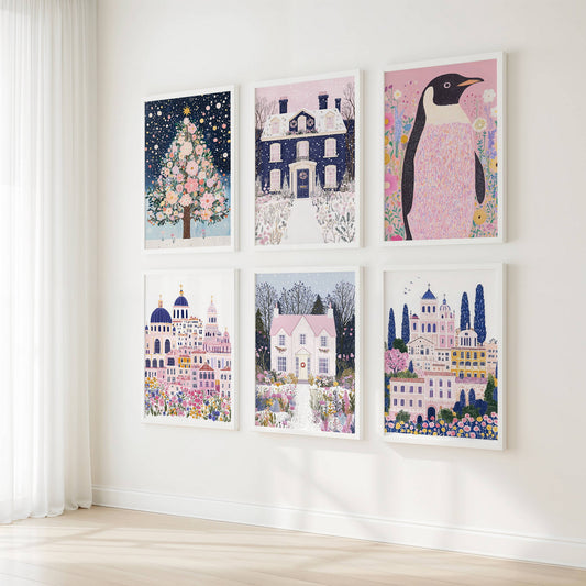 Skap en drømmende og inspirerende atmosfære i hjemmet ditt med Dreamscape Collection Galleri – Plakater og Lerret.