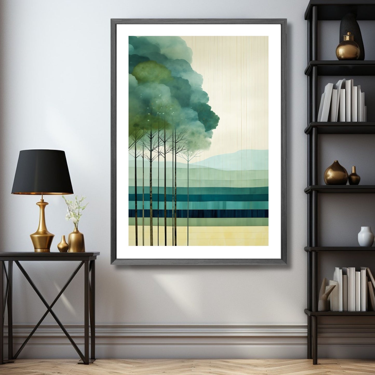 GREEN FOREST - PLAKAT OG LERRET