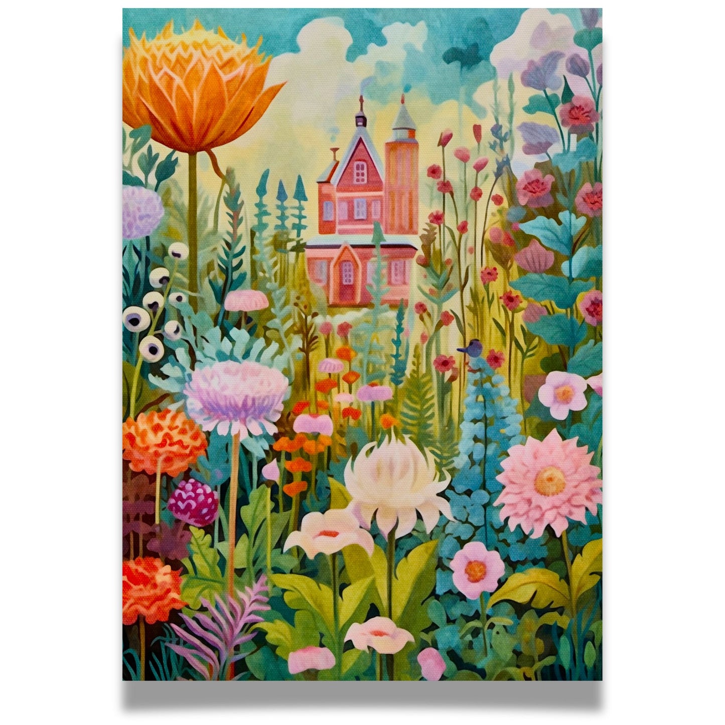 Denne kortserien består av 10 unike motiver med illustrasjoner som er inspirert av fantasihager, eventyrslott og blomster i fullt flor – enten badet i sollys eller innhyllet i nattens mystikk.