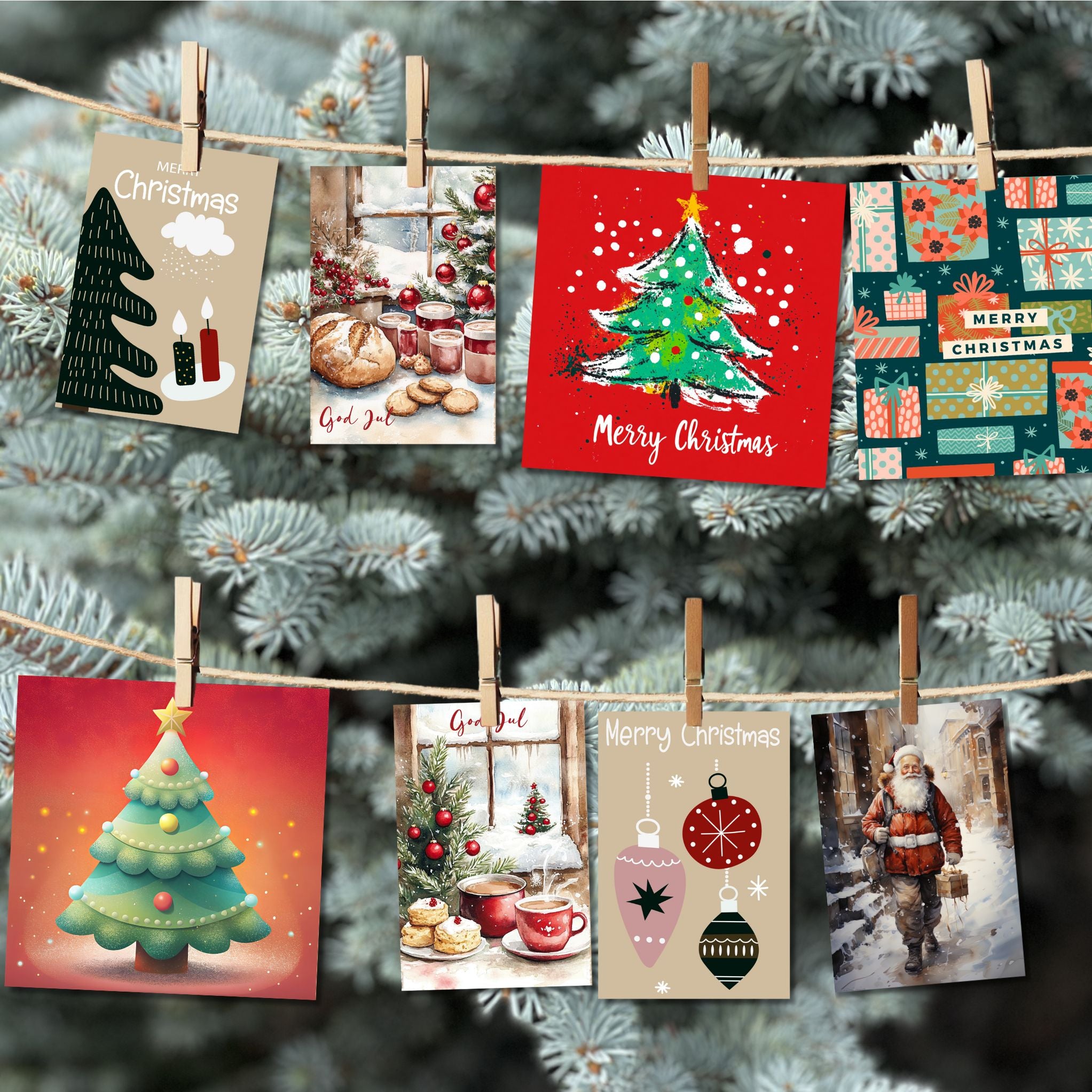 Postergalleriet Julebutikk. Juleplakater, Julekort, julekrus og julemerker.