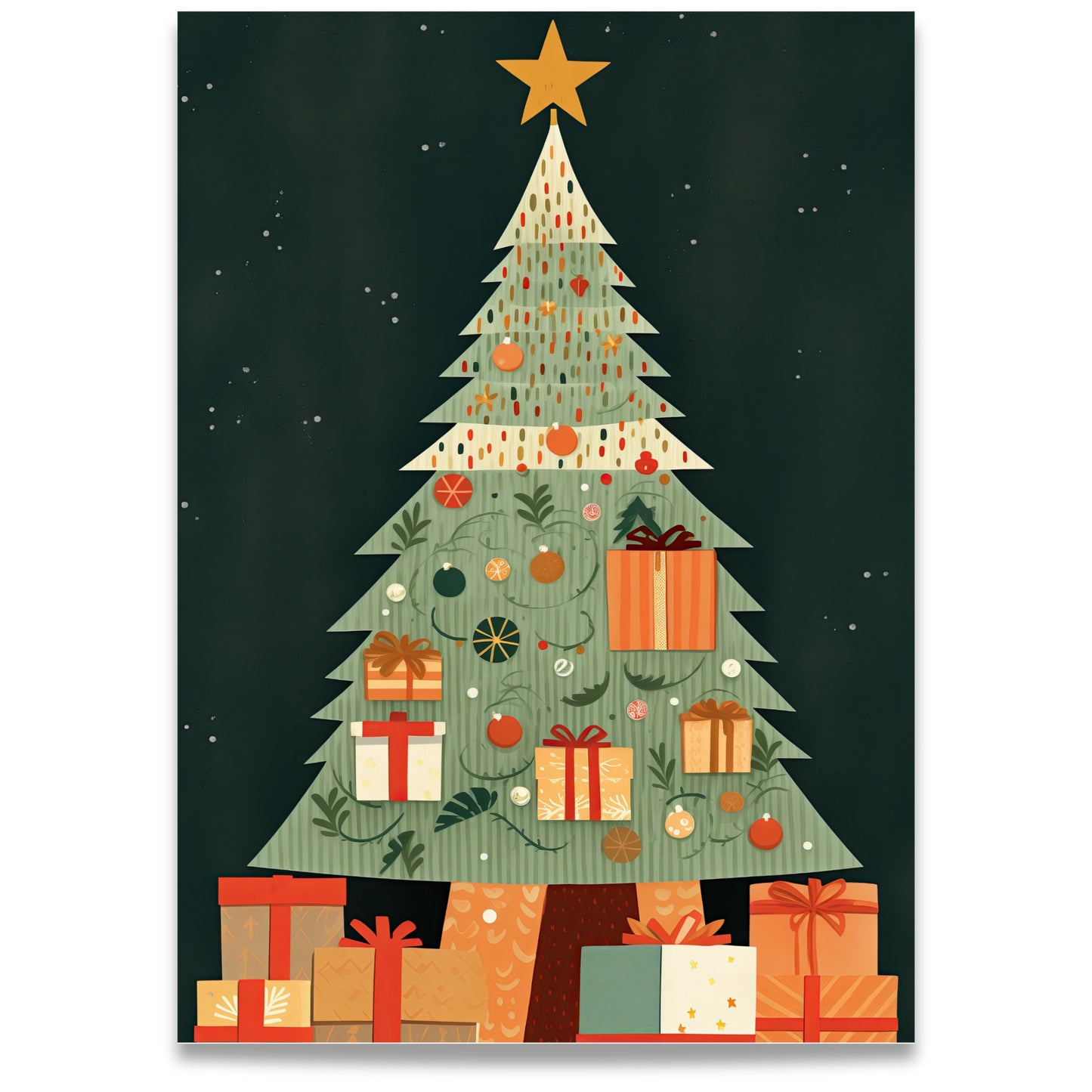Gi julehilsenen et kunstnerisk preg med The Christmas Tree Collection – Julekortsett