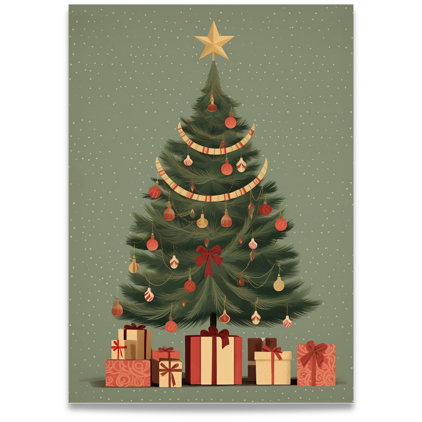 Gi julehilsenen et kunstnerisk preg med The Christmas Tree Collection – Julekortsett