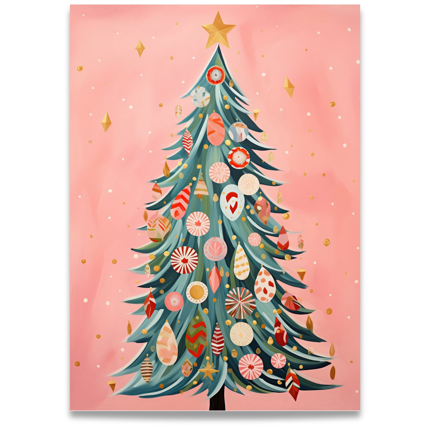 Gi julehilsenen et kunstnerisk preg med The Christmas Tree Collection – Julekortsett