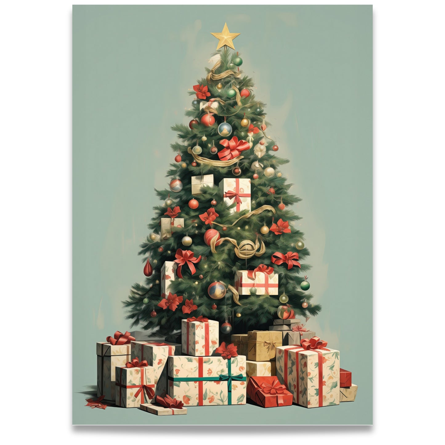 Gi julehilsenen et kunstnerisk preg med The Christmas Tree Collection – Julekortsett