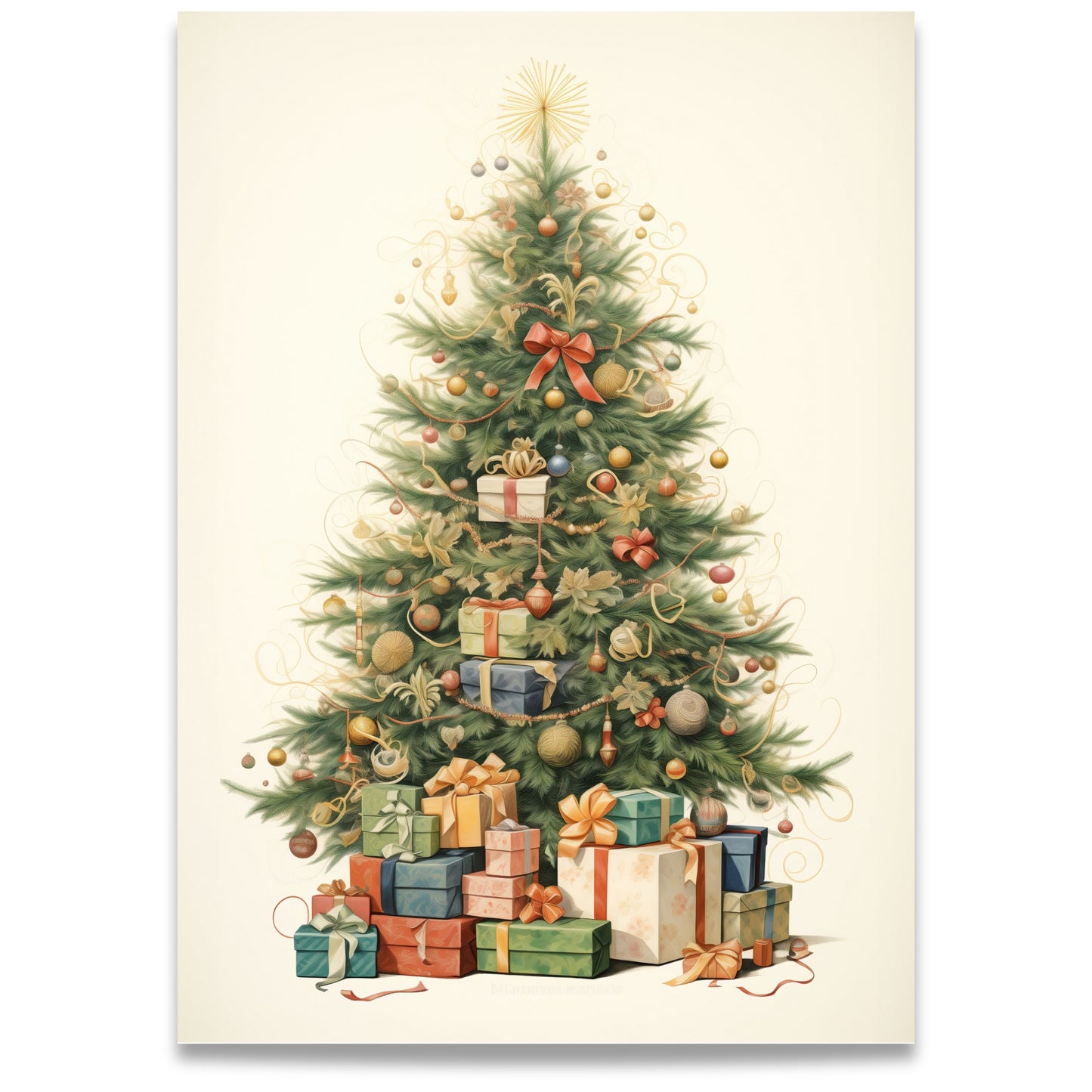 Gi julehilsenen et kunstnerisk preg med The Christmas Tree Collection – Julekortsett