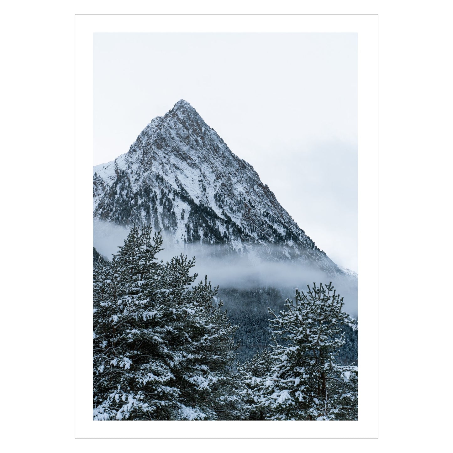 VINTERLANDSKAP No3 er ett av fem motiv som inngår i Galleri Vinter No2.