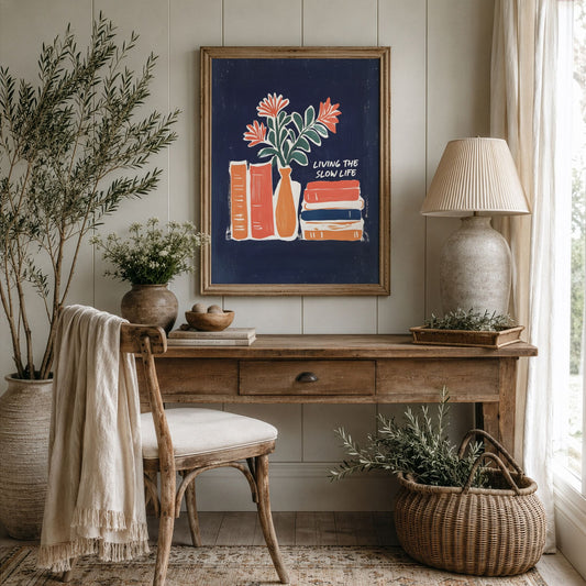 Slow Living Stories – kunstplakat