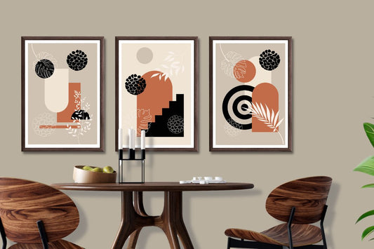 Ny serie grafiske plakater - ABSTRACT SHAPES