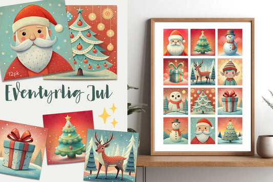 Eventyrlig Jul - Kort og Plakat - Postergalleriet.no