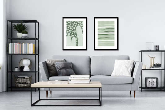 Green Abstract Collection - kunstplakater