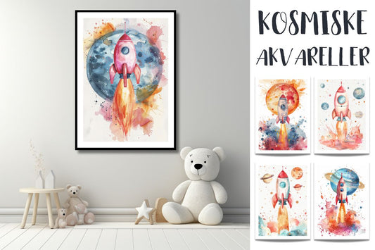 UTFORSK UNIVERSET MED "KOSMISKE AKVARELLER"