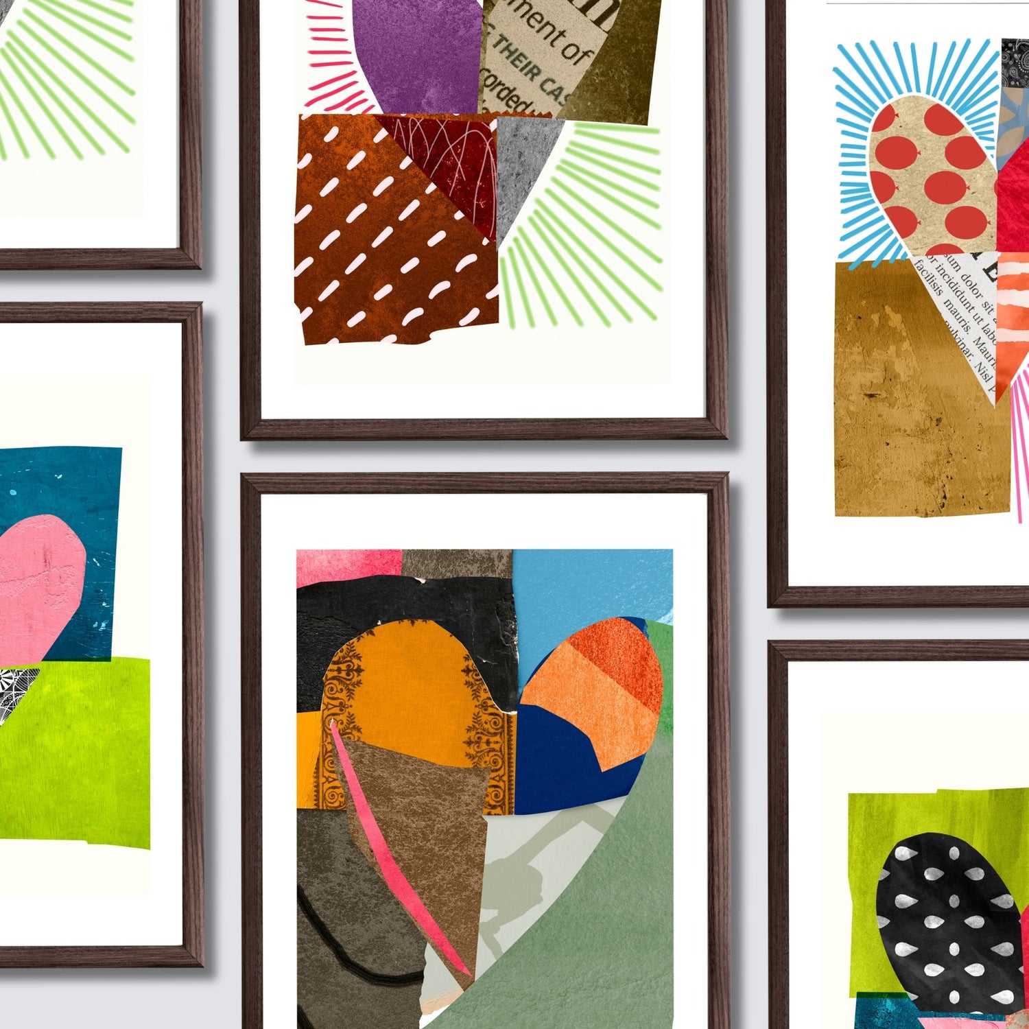 Colorful Heart Collage