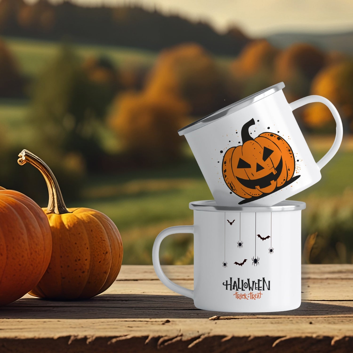 Halloween emaljekrus