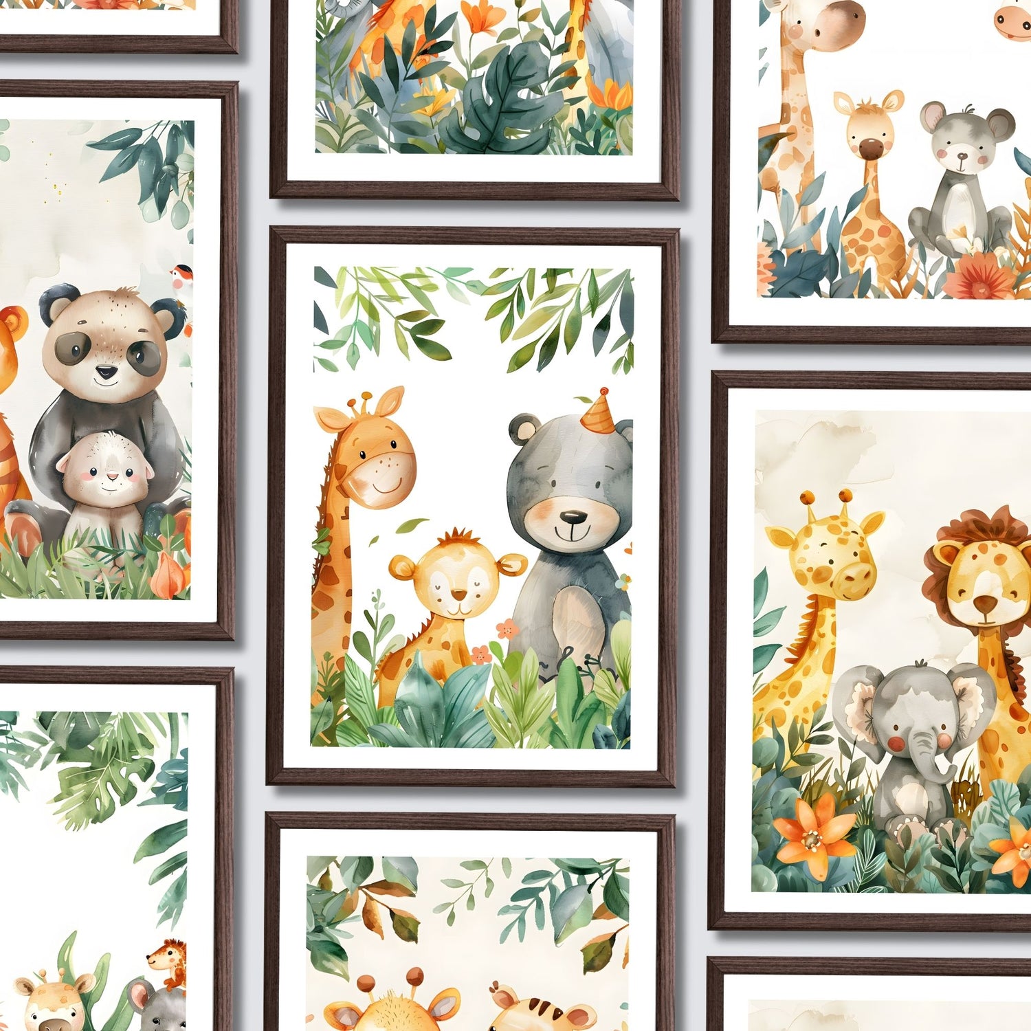 THE ANIMAL JUNGLE - GRAFISKE PLAKATER