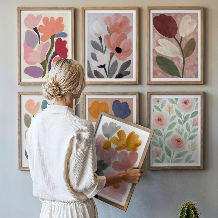 spring-bloom-collection-blomsterplakater-bildevegg