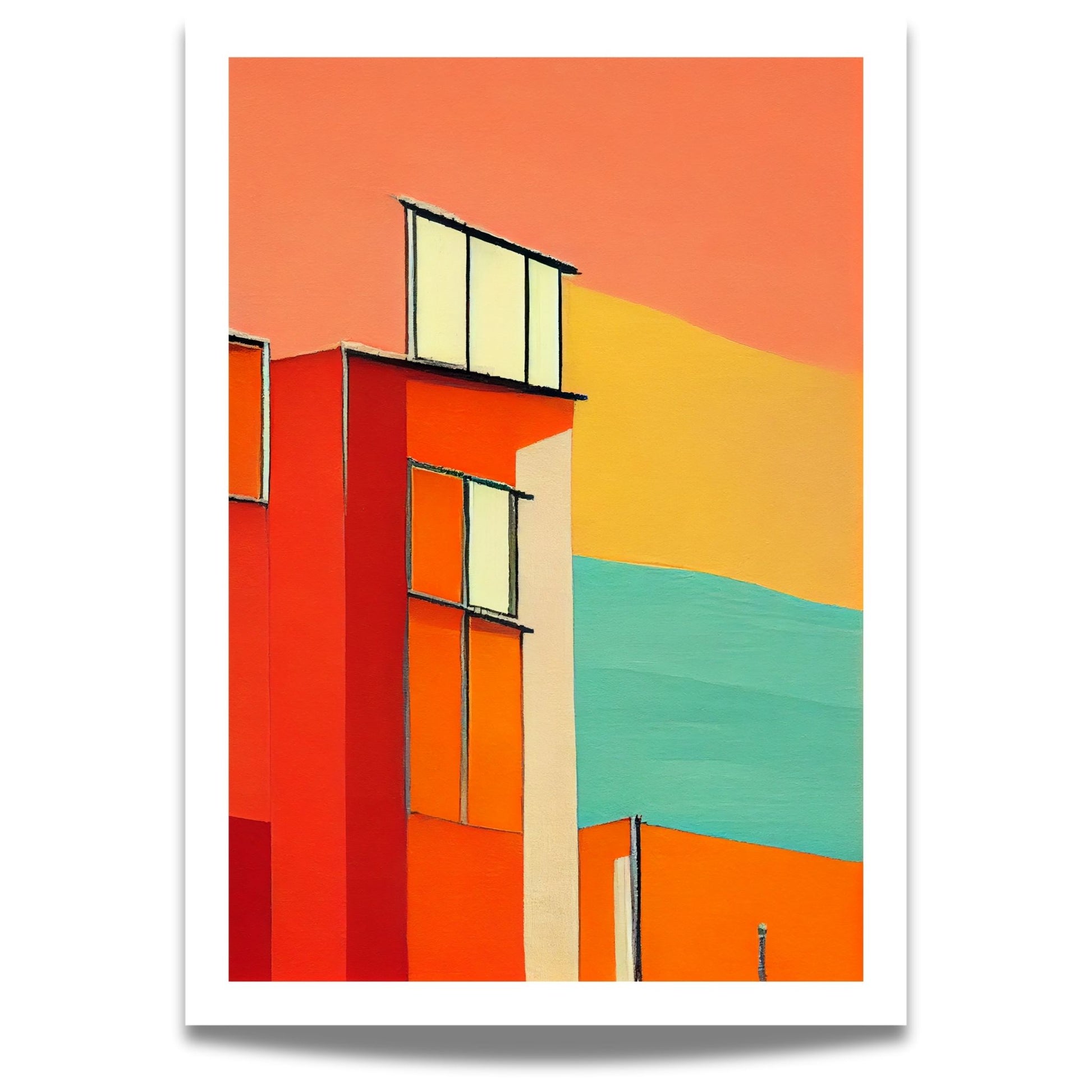 Oppdag den tidløse estetikken med Bauhaus Geometric Art – en moderne tolkning av arkitektoniske former, geometriske mønstre og abstrakte komposisjoner.