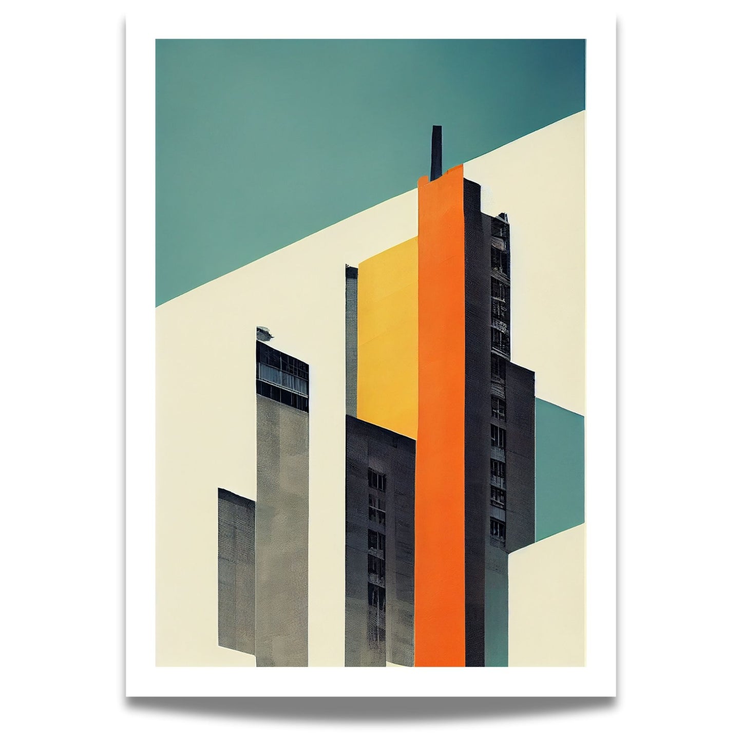 Oppdag den tidløse estetikken med Bauhaus Geometric Art – en moderne tolkning av arkitektoniske former, geometriske mønstre og abstrakte komposisjoner. 