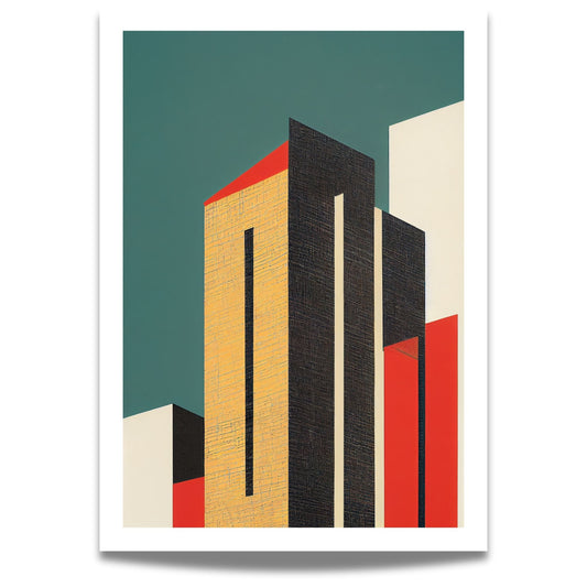 Oppdag den tidløse estetikken med Bauhaus Geometric Art – en moderne tolkning av arkitektoniske former, geometriske mønstre og abstrakte komposisjoner.