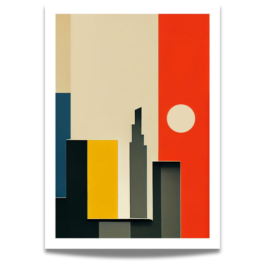 Oppdag den tidløse estetikken med Bauhaus Geometric Art – en moderne tolkning av arkitektoniske former, geometriske mønstre og abstrakte komposisjoner. 