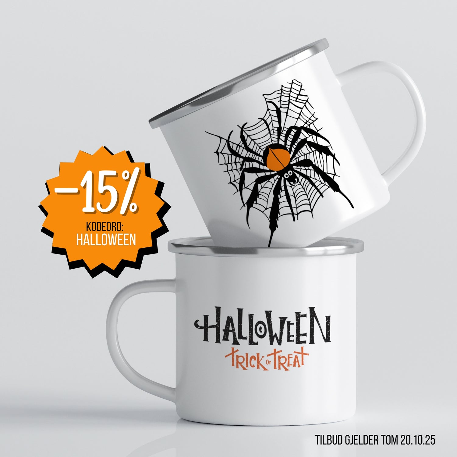 15% RABATT PÅ HALLOWEENKRUS T.O.M. 20.10
