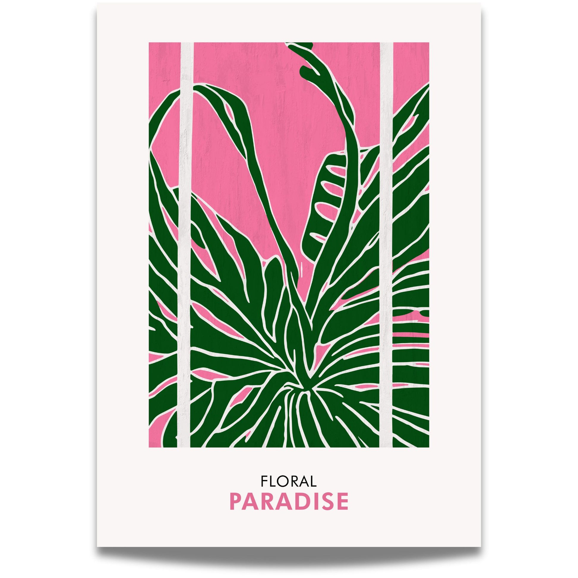 Floral Paradise No2 kombinerer store, elegante blader med et stilrent og balansert uttrykk.