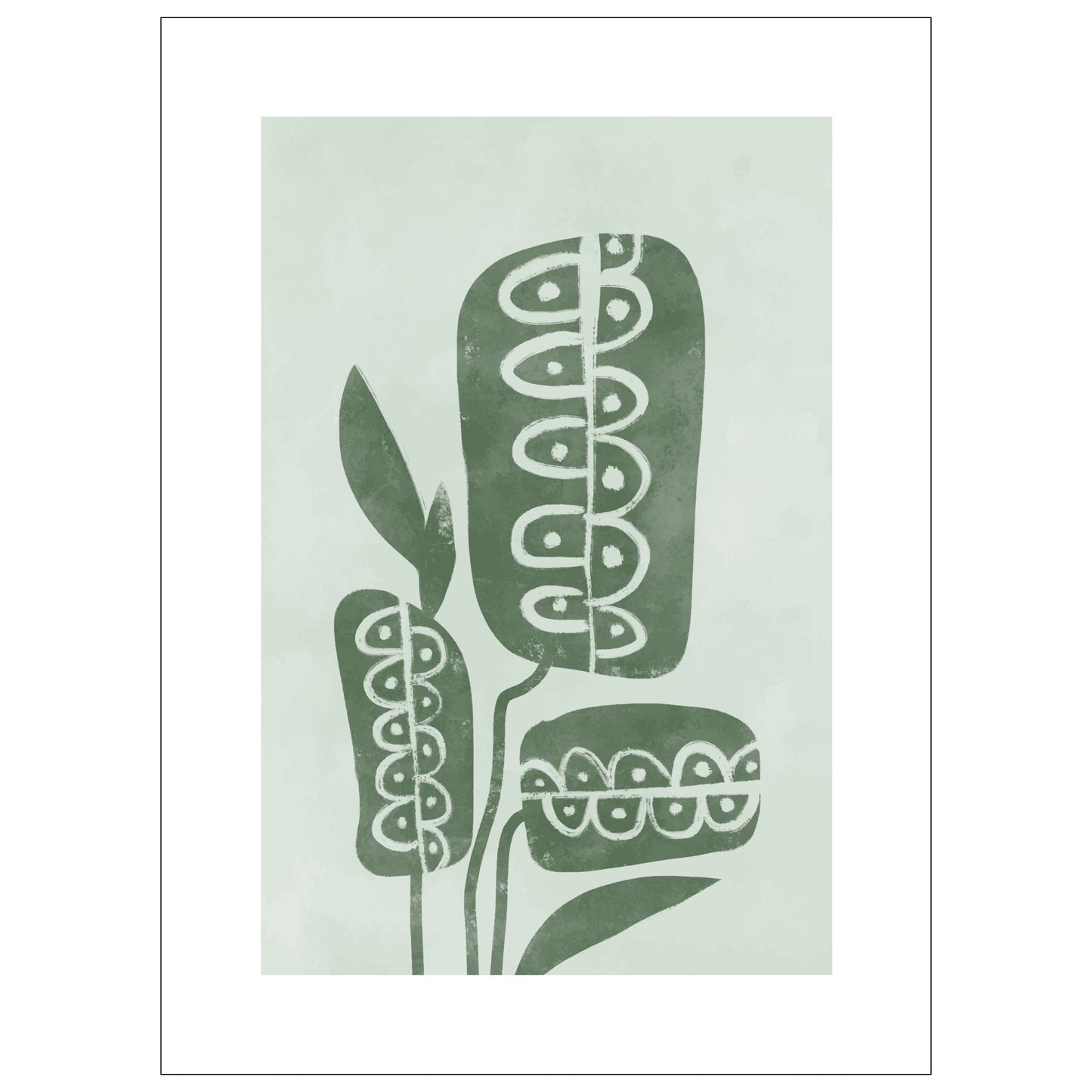 GREEN ABSTRACT No28 - PLAKAT