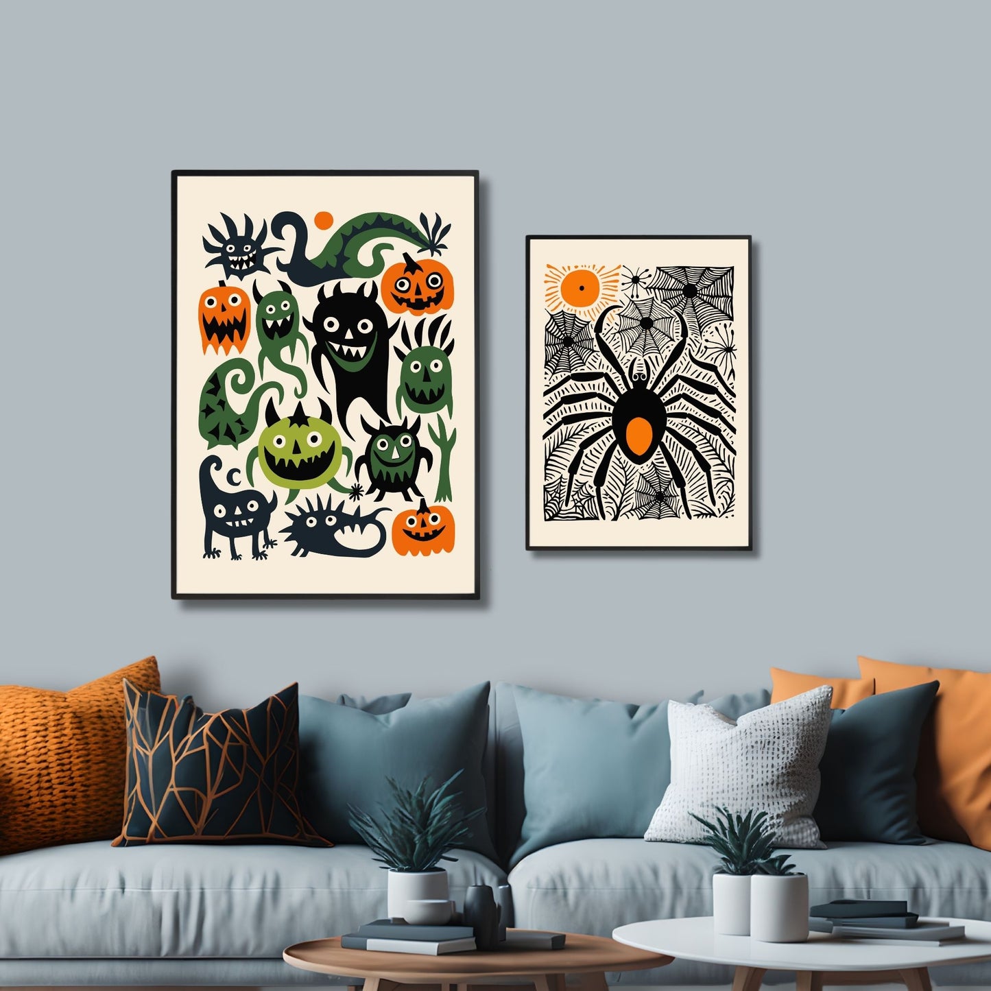 HALLOWEEN FIGURER - PLAKAT