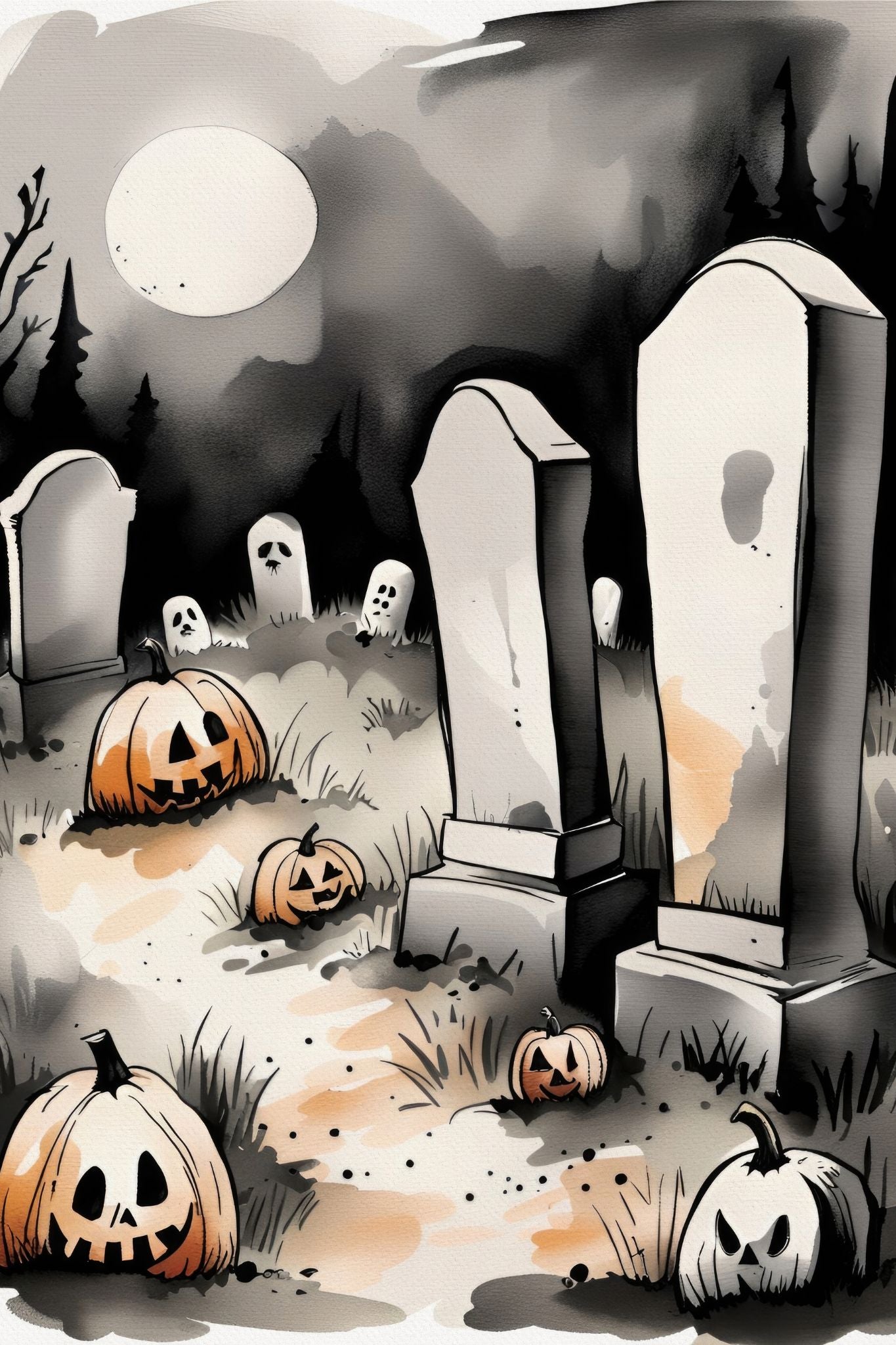 Gjør Halloween-feiringen ekstra spesiell med Creepy &amp; Cool Halloween-kortene – en 10-pakning med unike og skremmende kort i størrelsen 10x15 cm