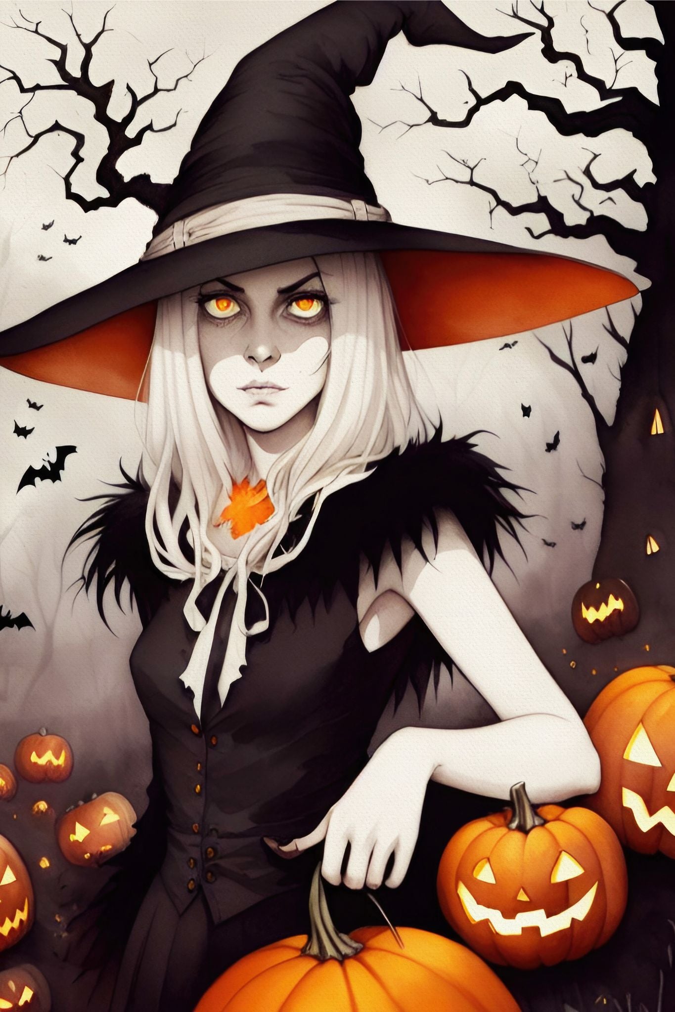Gjør Halloween-feiringen ekstra spesiell med Creepy &amp; Cool Halloween-kortene – en 10-pakning med unike og skremmende kort i størrelsen 10x15 cm
