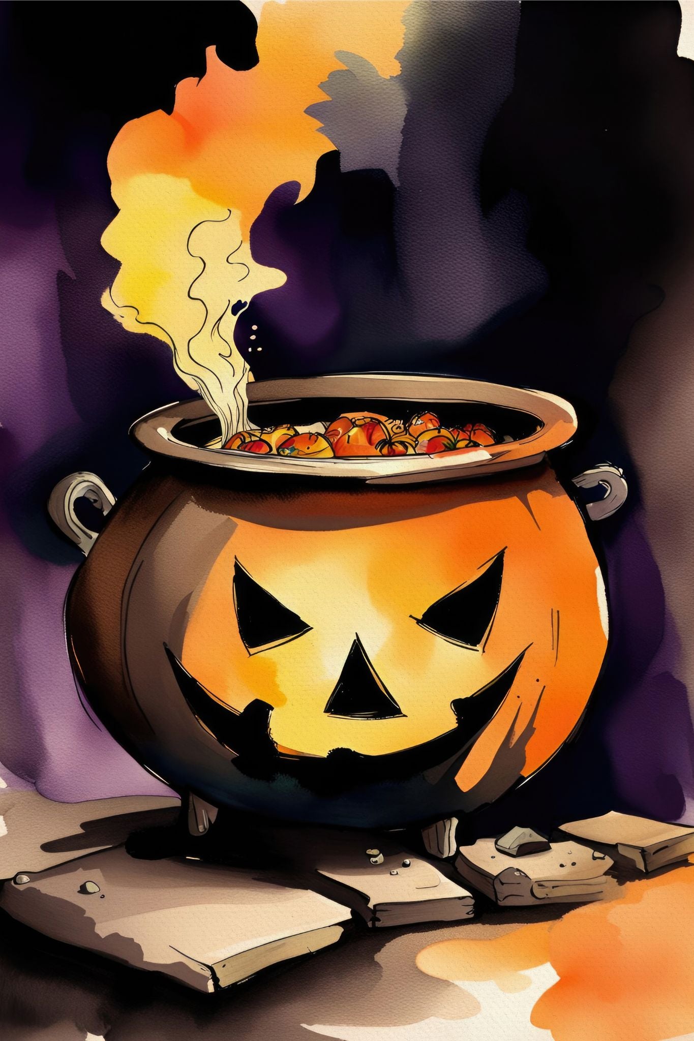 Gjør Halloween-feiringen ekstra spesiell med Creepy &amp; Cool Halloween-kortene – en 10-pakning med unike og skremmende kort i størrelsen 10x15 cm