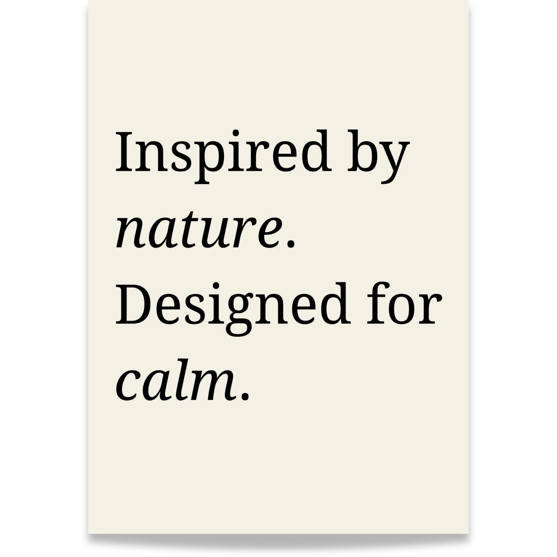 Botanical & Nature tekstplakat