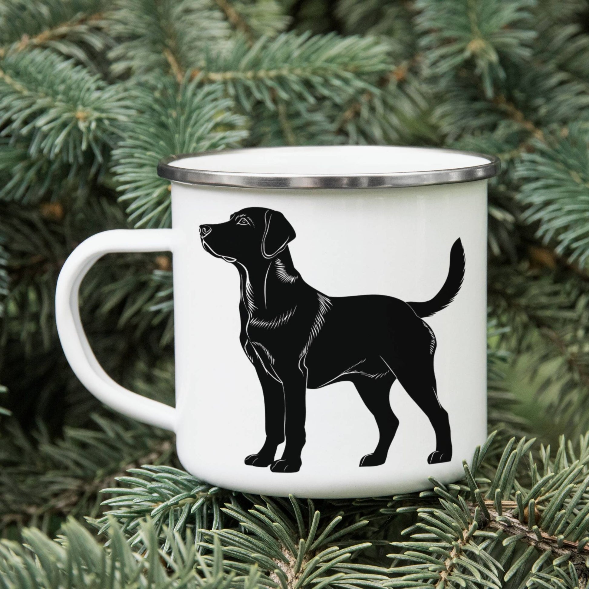 Jaktkrus No15 viser en labrador retriever – en lojal jakt- og turkamerat.