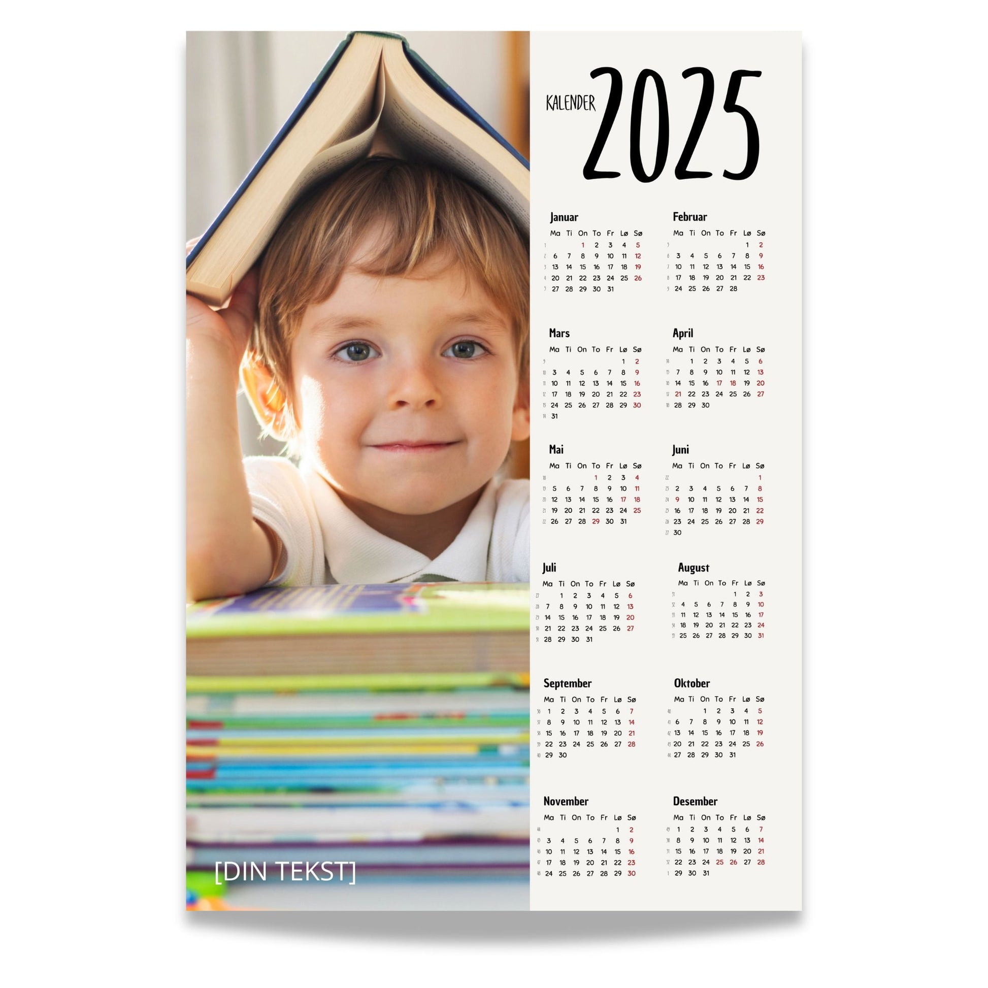 Gjør 2025 ekstra spesielt med vår unike&nbsp;Kalender 2025 med personlig motiv!
