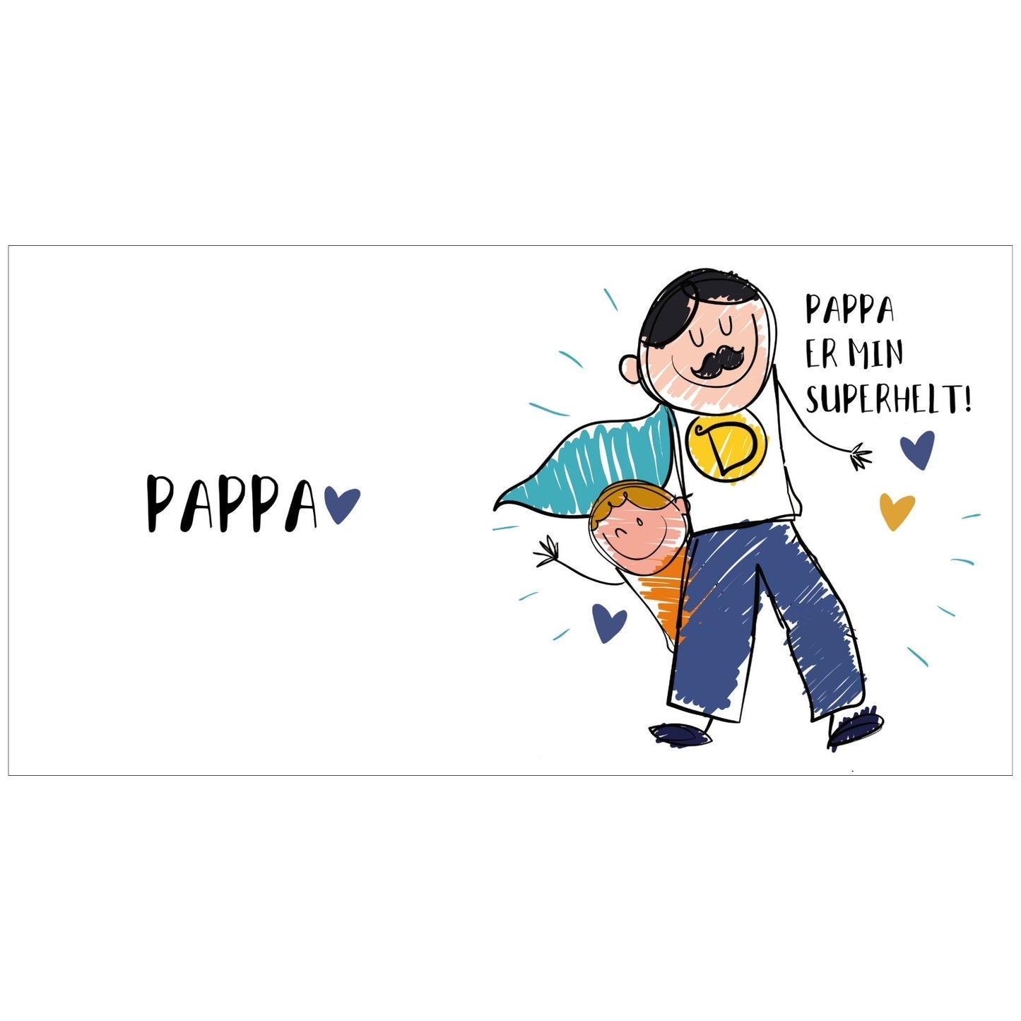 "Pappa er min superhelt!" Krus i Keramikk – Den Perfekte Gaven til Verdens Beste Pappa!