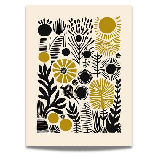 Gi hjemmet ditt en moderne og stilren atmosfære med vår Minimalistisk Botanisk Kunstplakat, en perfekt kombinasjon av naturinspirerte motiver og geometrisk minimalisme. 