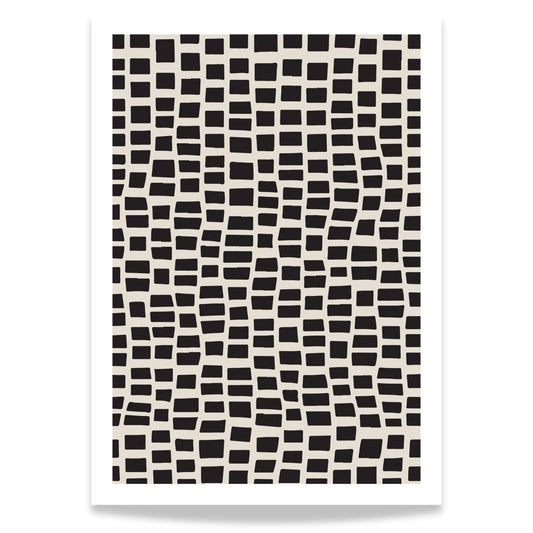 Dette kunstverket gir et sofistikert og moderne uttrykk som passer perfekt inn i minimalistiske, urbane og skandinaviske interiørstiler.