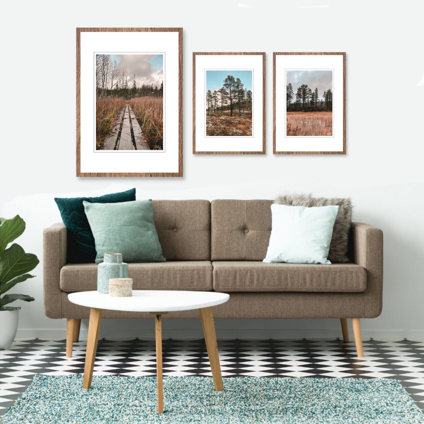 Ta naturen inn i rommet med plakat av norsk natur! Nå kan du dekorere veggen din med høstbilder fra Fergeli i Trøndelag. 