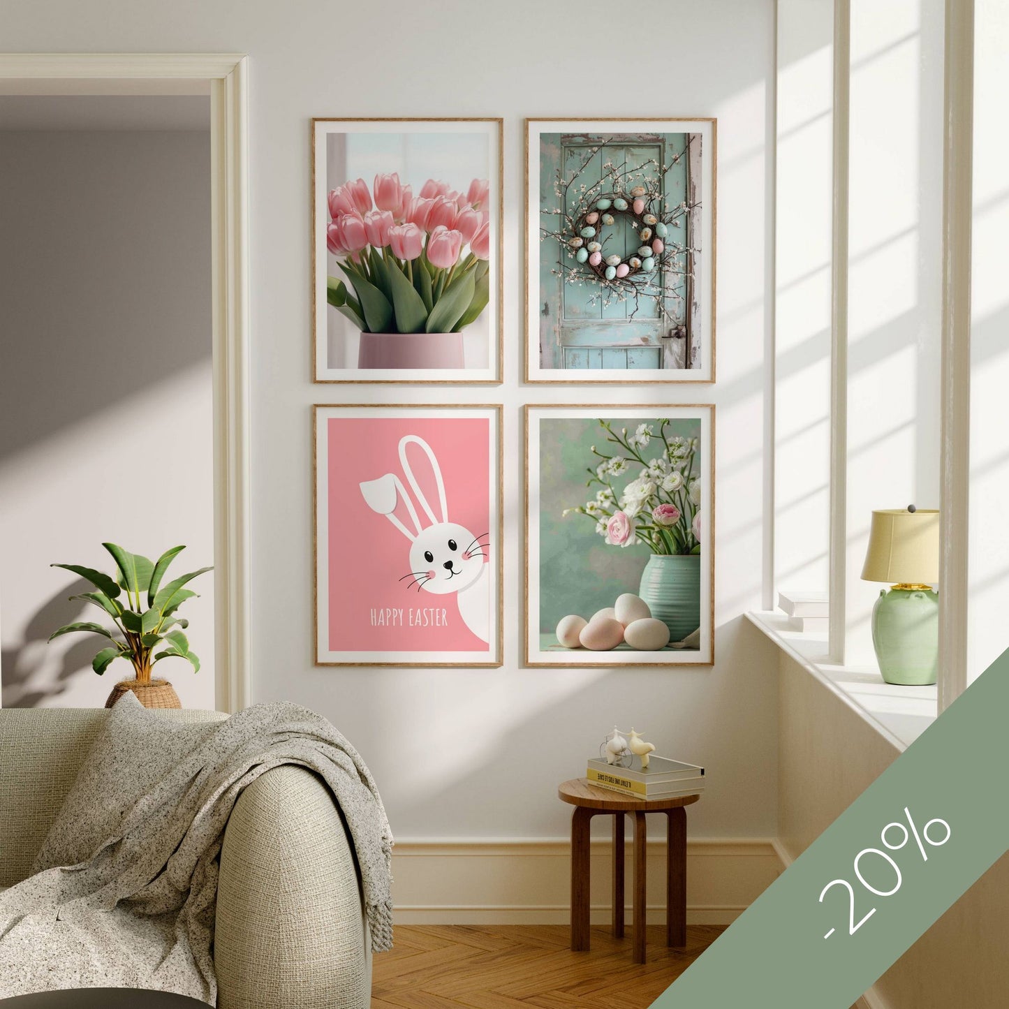 PÅSKEGLEDE - PLAKATGALLERI MED 4 MOTIVER