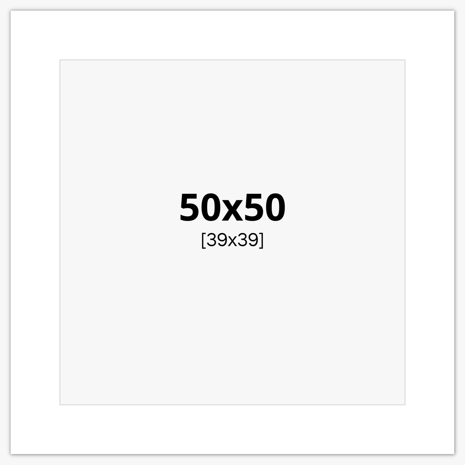 Passer til ramme 50x50 cm. / Bildestørrelse 40x40 cm.