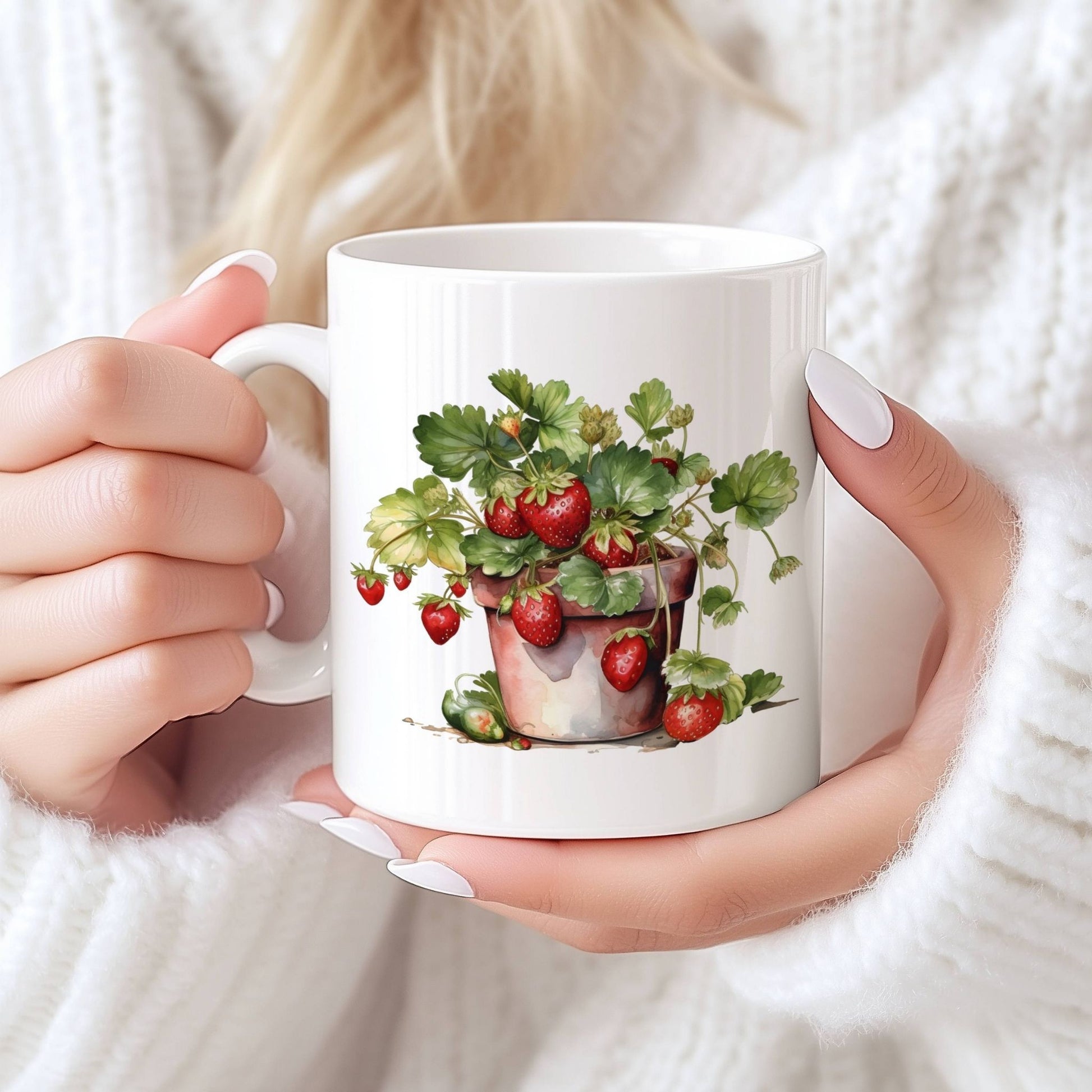 Sommerkrus JORDBÆR No1 er et friskt og dekorativt krus med jordbærklase i blomst og bær – perfekt for deg som elsker naturens egne detaljer. Prøysens kjente vers gjør det til en sommerfavoritt med mening. På baksiden finner du Alf Prøysens varme strofer fra «Jordbærvisa», som gjør hver kaffepause til et lite stykke sommer.
